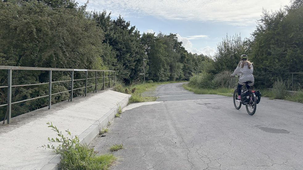Die Braunsberger Straße wird neu gemacht. Doch die Brücke wie auch der Abzweig zum Tierheim (links) werden nur bedingt berücksichtigt.