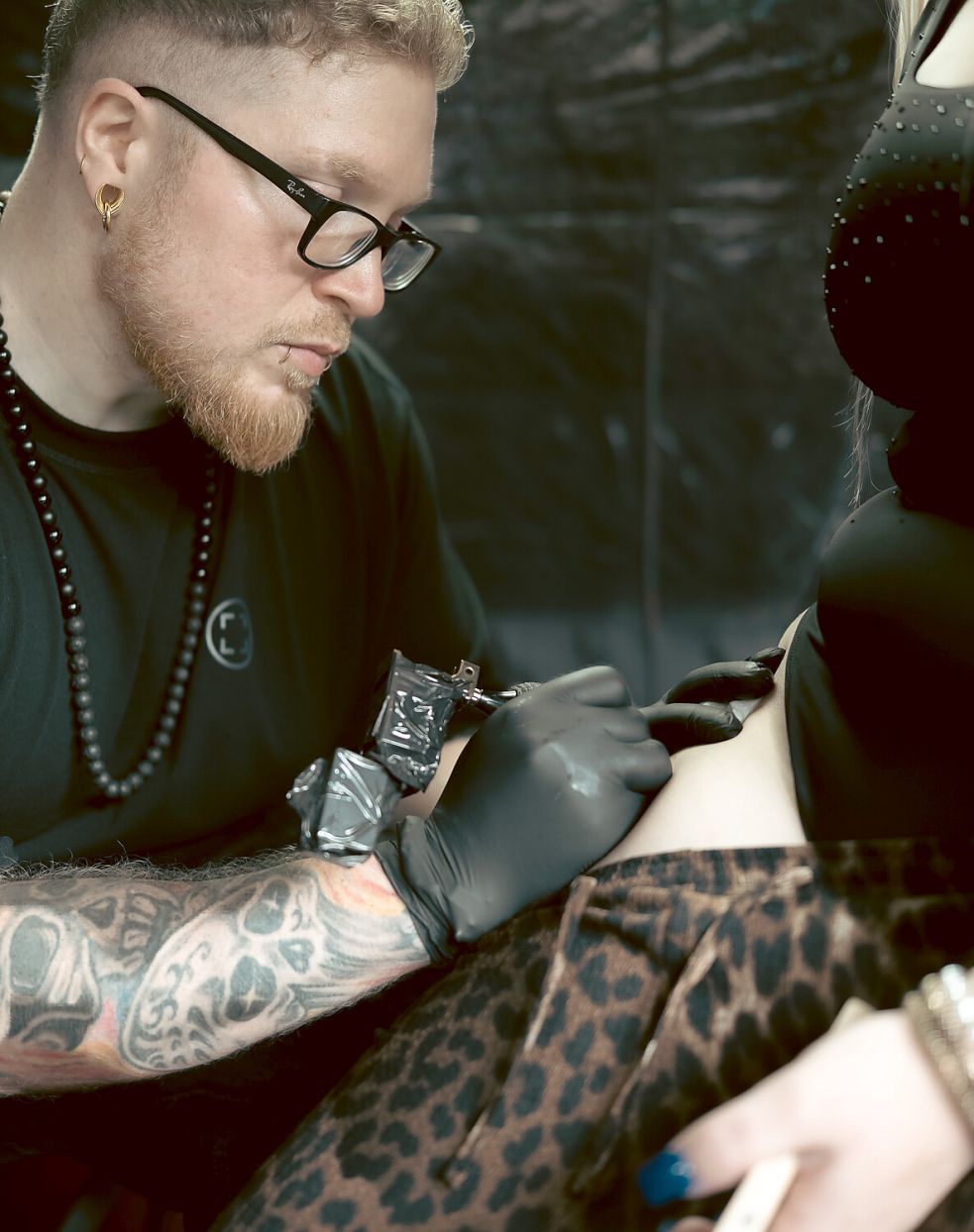 Kleinere Tattoos standen beim Festival für die Losgewinner zur Auswahl. Foto: Marcel Queder