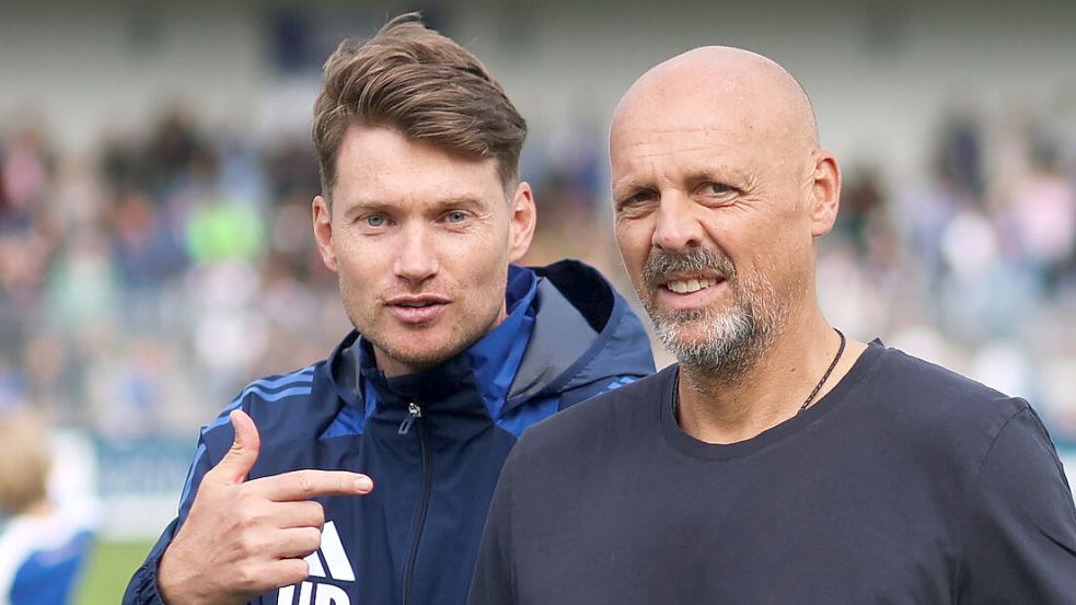 Am Freitag war Henning Rießelmann noch mit Klopp-Berater Marc Kosicke in Emden. Foto: Doden/Emden