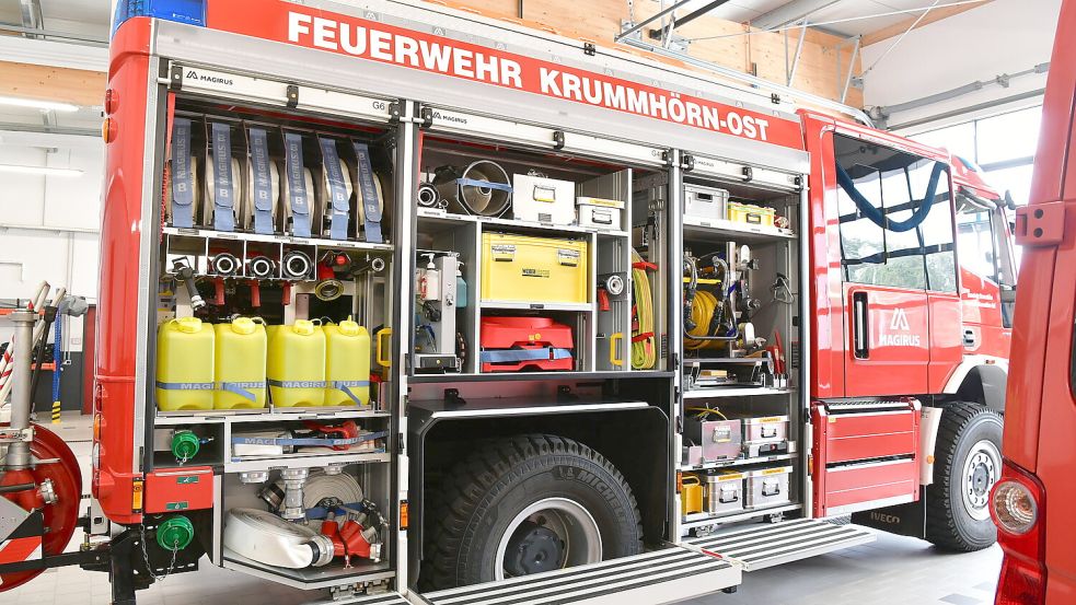 Auf alle Eventualitäten vorbereitet: Das HLF hat viele Geräte mit an Bord.