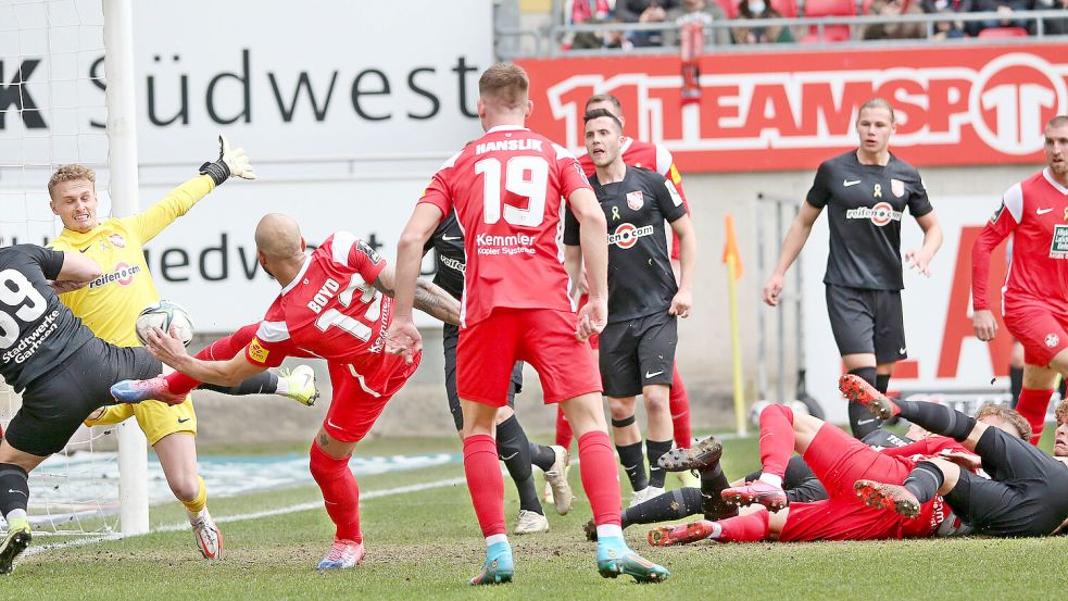 Das Spiel in Kaiserslautern gehörte für Norman Quindt zu den größten Partien in seiner Karriere. Foto. Imago