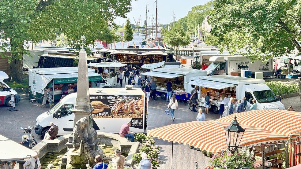 Der Stadtgarten soll umgebaut werden. Das könnte 2026 starten. Foto: Klaus Ortgies/Archiv