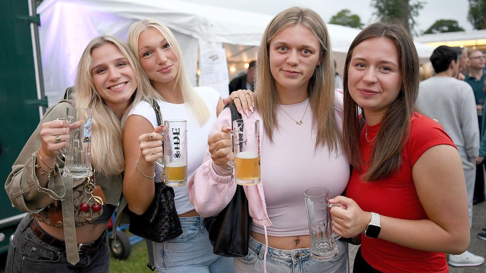 Auf dem diesjährigen Bierfest in Nortmoor stand Bier wie immer im Mittelpunkt. Foto: Melchert Stromann