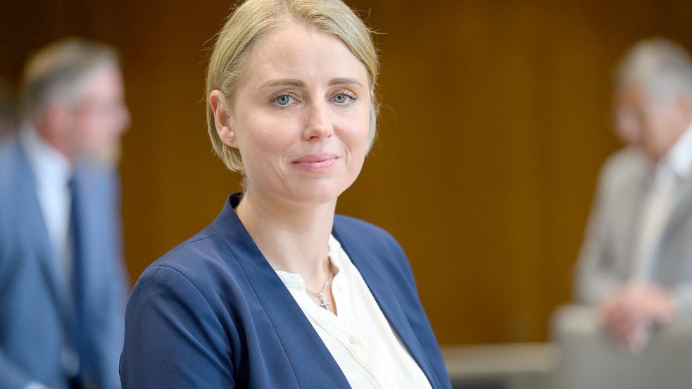 AfD-Landtagsabgeordnete Vanessa Behrendt. Foto: dpa/ Julian Stratenschulte