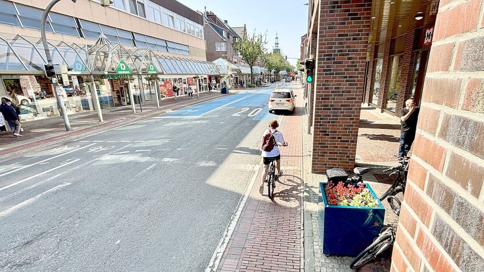 Die Neutorstraße soll im ersten Bauabschnitt ab etwa April 2026 verändert werden. Foto: Klaus Ortgies