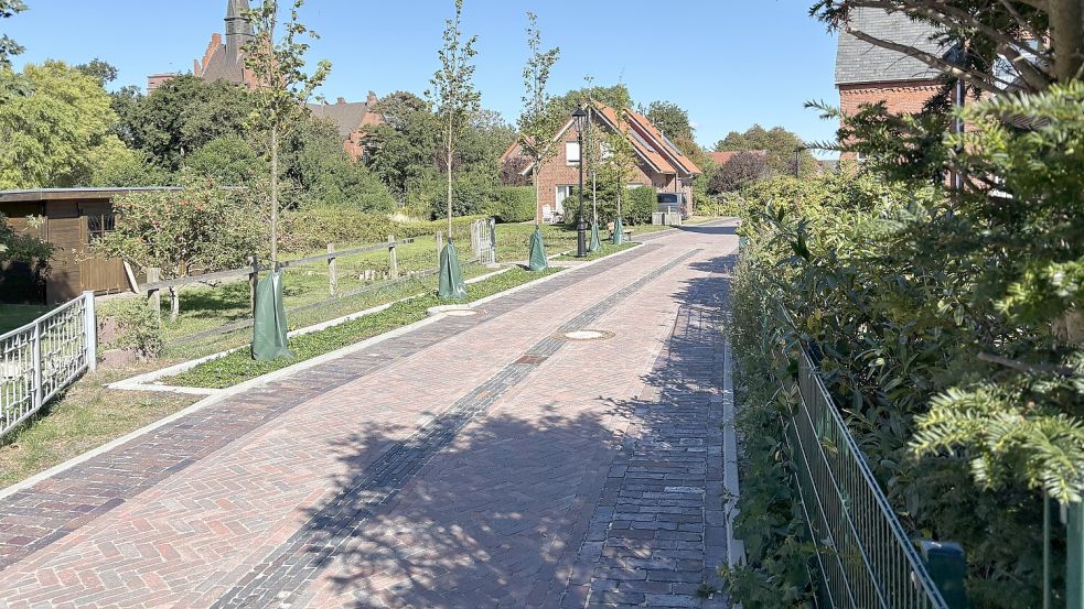 Die Gartenstraße wurde neu gestaltet. Foto: Florian Ferber