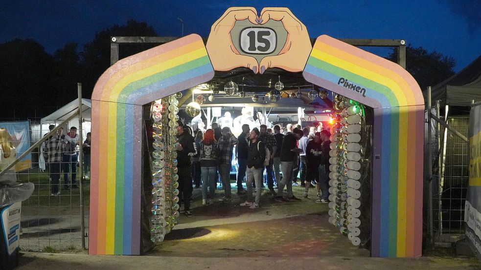 Rund 1500 Menschen waren in diesem jahr beim Pixxen-Festival. Foto: Jan Rehaag