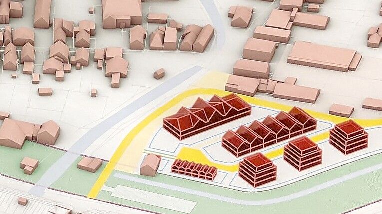 Die SPD hat für sozialen Wohnungsbau andere Flächen im Blick. Planskizze: Gemeinde Jemgum