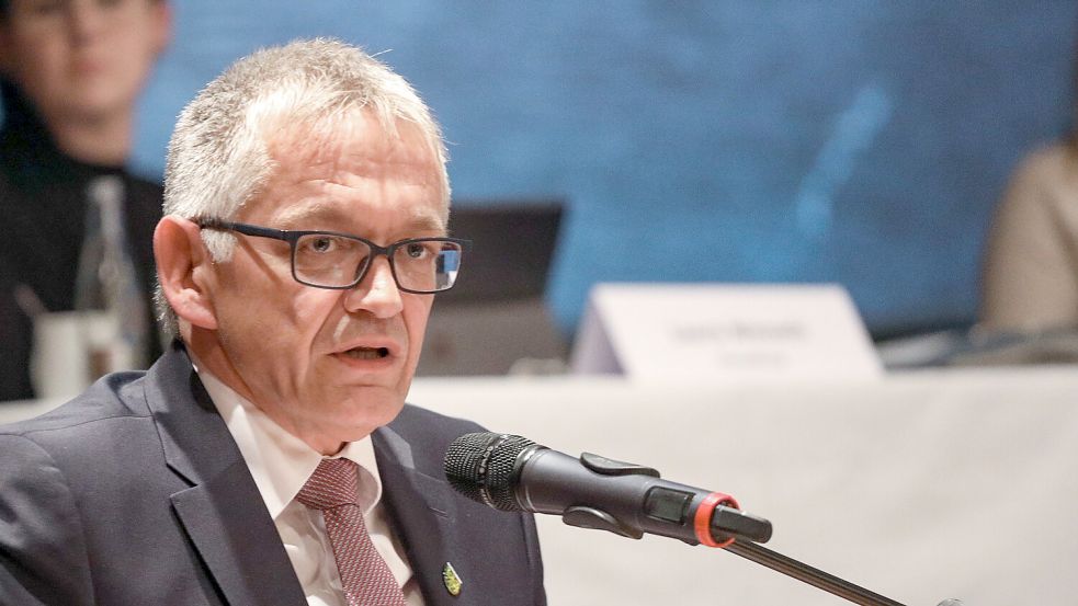 Der Auricher Landrat Olaf Meinen. Foto: Romuald Banik
