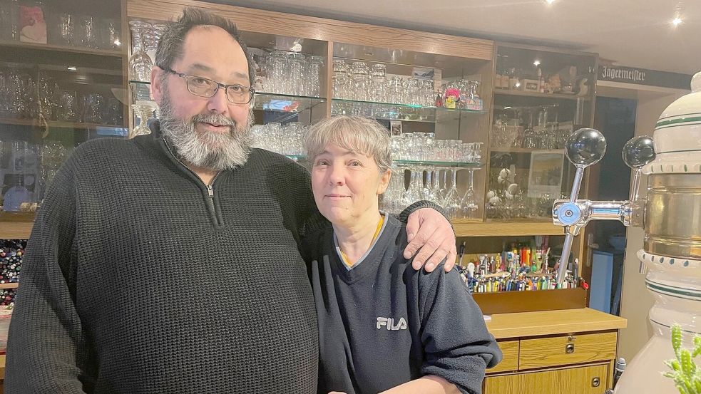 Michael und Ulla Malz waren die früheren Betreiber vom Restaurant „Zur Koppel" in Stickhausen. Foto: Nikola Nording/Archiv