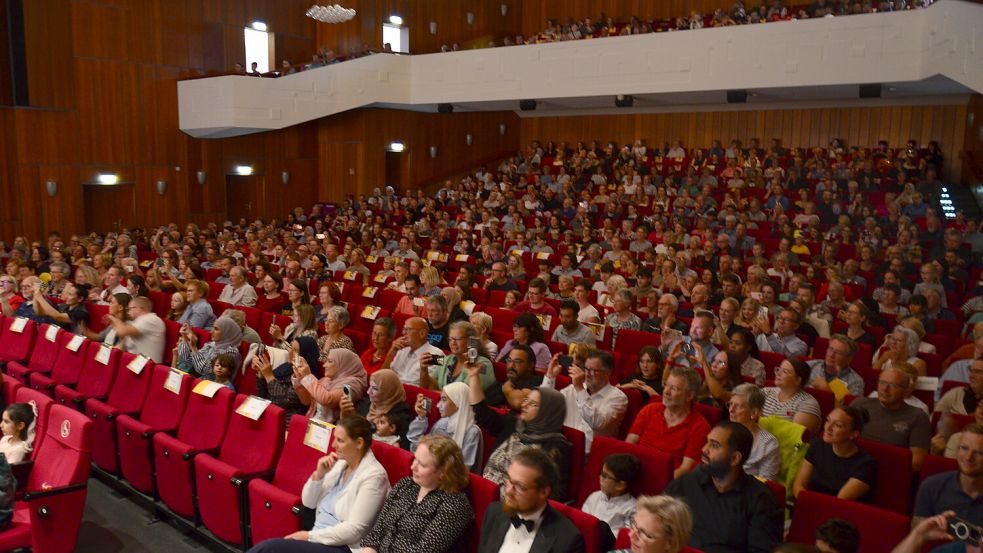 Die Zuschauerränge waren gefüllt. Foto: Hannah Lehmann