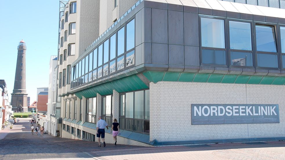 Wer kauft das Nordseeklinik-Gebäude – und wann? Zwei Fragen, die noch nicht beantwortet sind. Foto: Florian Ferber/Archiv