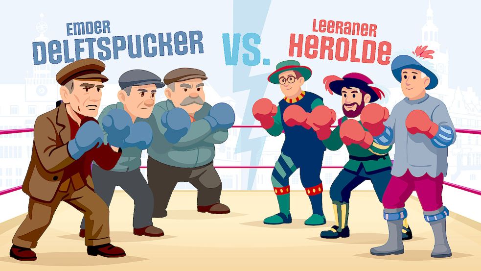 Ring frei: Welche Stadt hat bei unserer Leserschaft die Nase vorn? Grafik: Kirsten Schüür