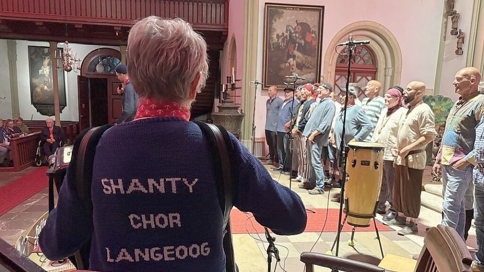 So sieht das Flinthörners-Konzert aus der Warte der Chorleiterin aus. Foto: Imke Oltmanns