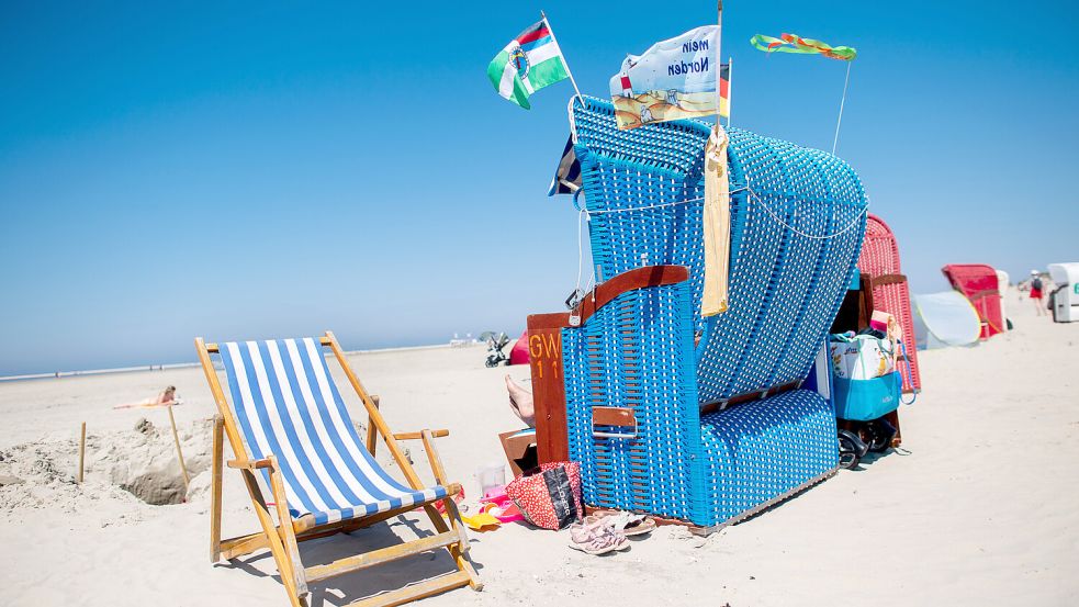Alle touristischen Angebote auf Borkum via App buchen – bis dahin ist es offenbar noch ein weiter Weg. Foto: Hauke-Christian Dittrich/dpa