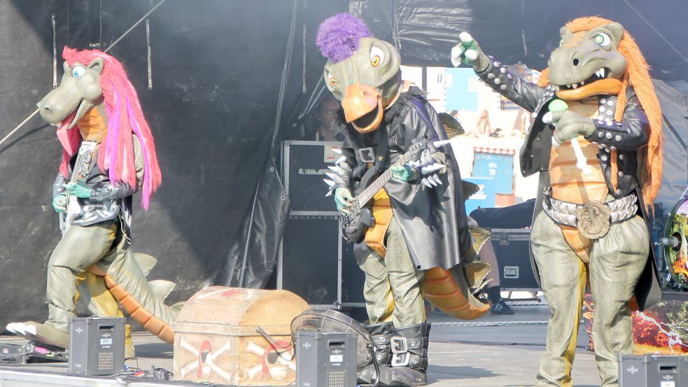 Heavysaurus kam beim Publikum sehr gut an. Foto: Florian Ferber