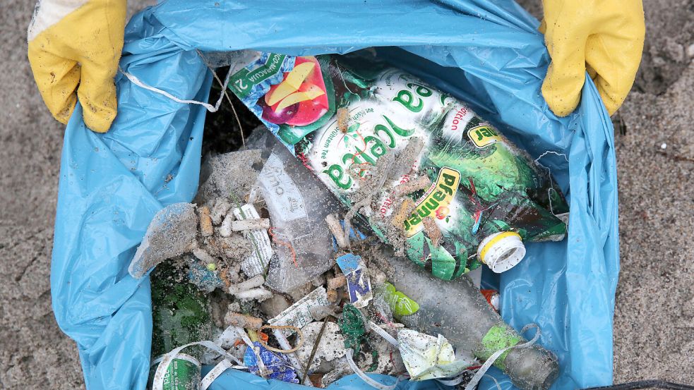 Bei Müllsammelaktionen werden die Teilnehmer immer fündig. Foto: Bernd Wüstneck/dpa