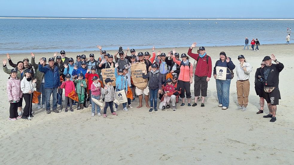 Unter den Teilnehmenden herrschte beste Stimmung. Foto: Martin Kauf/Freundeskreis Nordsee-Aquarium