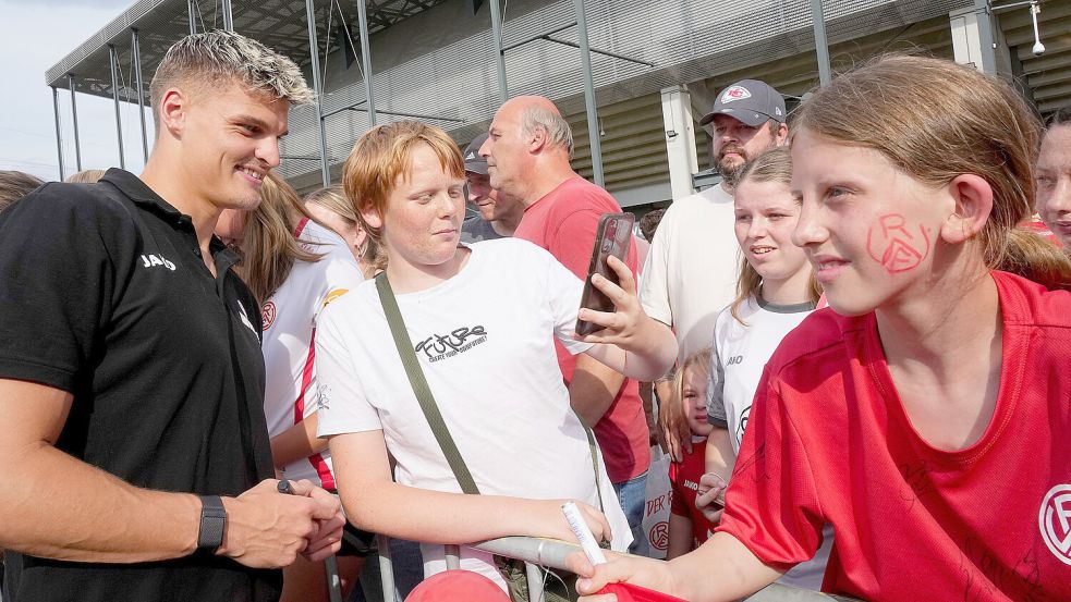 Nach der starken Rückrunde möchten die Essener mit Marek Janssen oben mitspielen. Foto: Imago