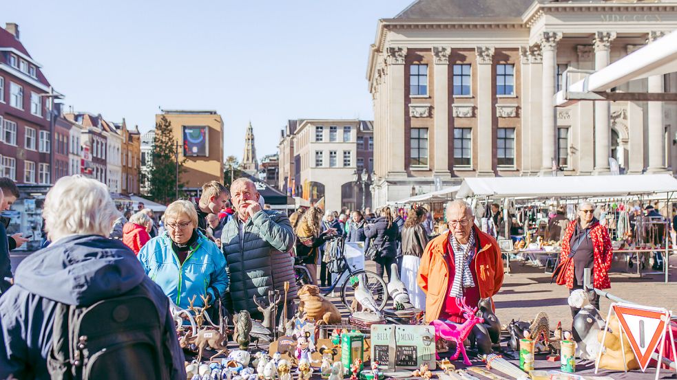 Am Tag der Deutschen Einheit am 3. Oktober gibt es in Groningen mehrere Märkte. Foto: Stella Dekker Fotografie