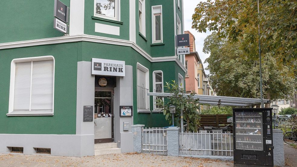 Zapfhahn bleibt zu: Dass die Gaststätte Parkhaus Rink an der Parkstraße in Osnabrück nun geschlossen ist, hat nichts mit den AfD-Treffen dort zu tun. Foto: Benjamin Beutler