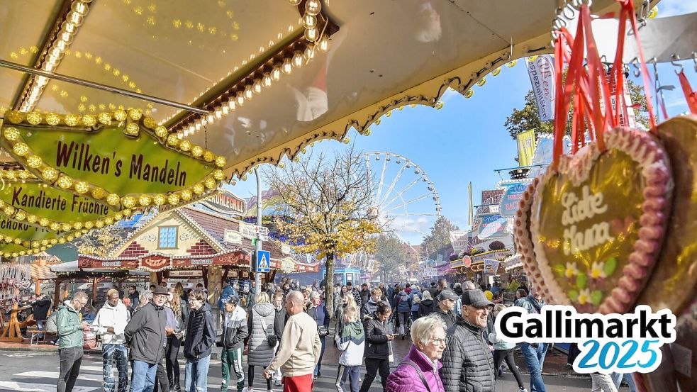 In Leer is het weer tijd voor de Gallimarkt. Foto: Klaus Ortgies/archief