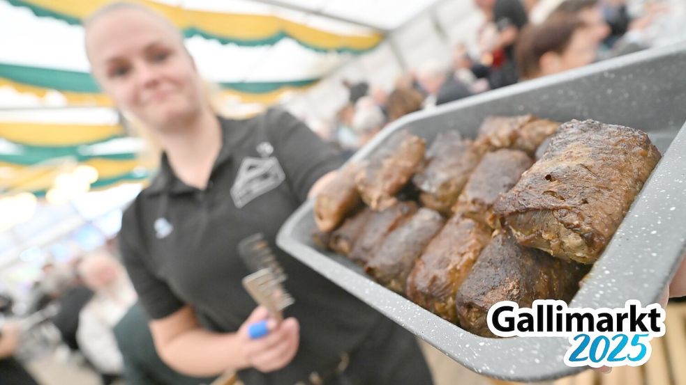 Lecker: Bei der Eröffnung gibt es jedes Jahr Rouladen für geladene Gäste. Foto: Klaus Ortgies