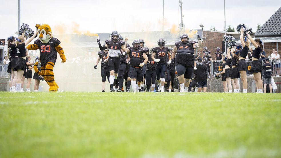 Mit langem Anlauf steuern die OSC Tigers auf ihre zweite Drittliga-Saison zu. Foto: Swaantje Hehmann