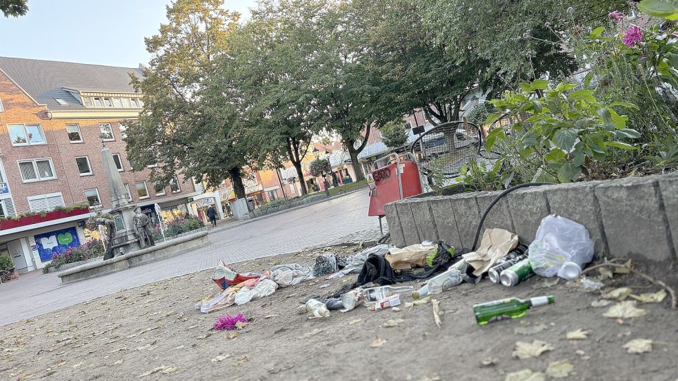 Hier wird abends gerne gefeiert, aber gewöhnlich nicht geschossen: der Stadtgarten. Foto: Stephanie Schuurman