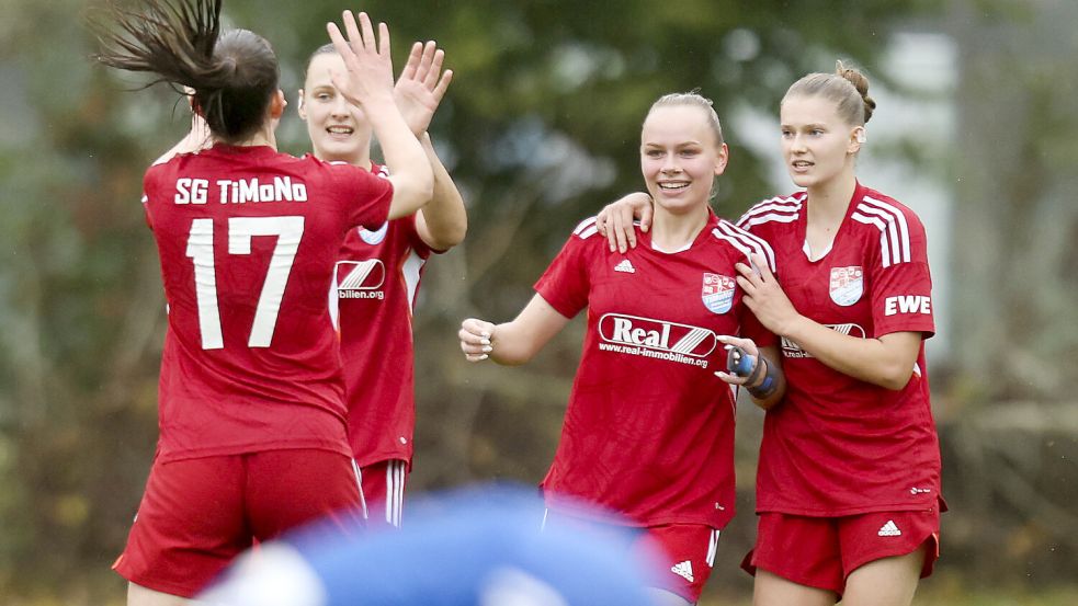 Der SV TiMoNo eilt in der Oberliga von Sieg zu Sieg. Foto: Jens Doden/ Emden