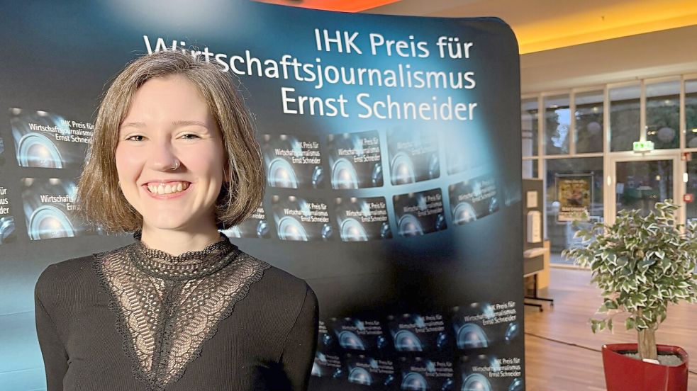 Deike Terhorst wurde für den IHK-Preis für Wirtschaftsjournalismus „Ernst Schneider“ nominiert. Foto: Claus Hock
