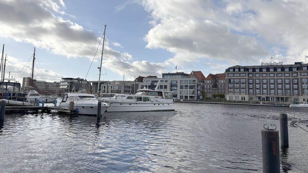 Blick auf das Hotel am Delft, Wohn- und Bürogebäude sowie Restaurants. Foto: Mona Hanssen