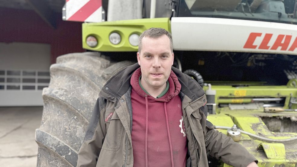 Manchmal wird‘s knapp! Landwirte wie Christian May berichten, was sie auf der Landstraße alles erleben. Foto: Ankea Janßen