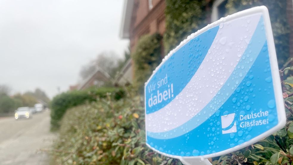 Im Glasfasernetz von Deutsche Glasfaser gibt es offenbar in den Gemeinden Moormerland und Ihlow eine Störung. Foto: Dirk Helmers / Archiv