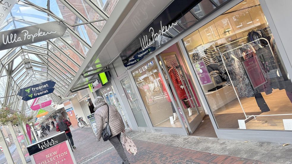 Kehrt Emden den Rücken: das Modefachgeschäft Ulla Popken.