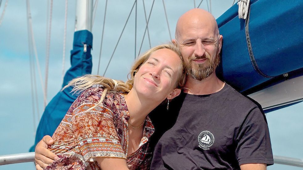 Nach über einem Jahr auf See sind Laura Pape und Arne Weidtke ein eingespieltes Team. Foto: privat