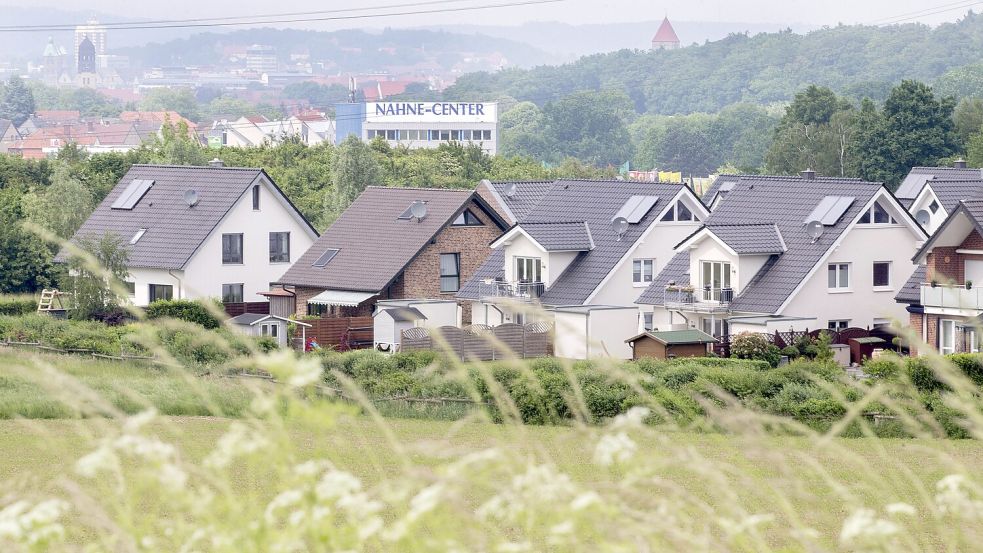 Mit Einkaufsmöglichkeiten wie dem Nahne-Center schneidet der Stadtteil im Osnabrücker Süden in unserer Zufriedenheitsumfrage in der Kategorie Einzelhandel am besten ab. Was heben die Befragten noch positiv hervor? Foto: Jörn Martens