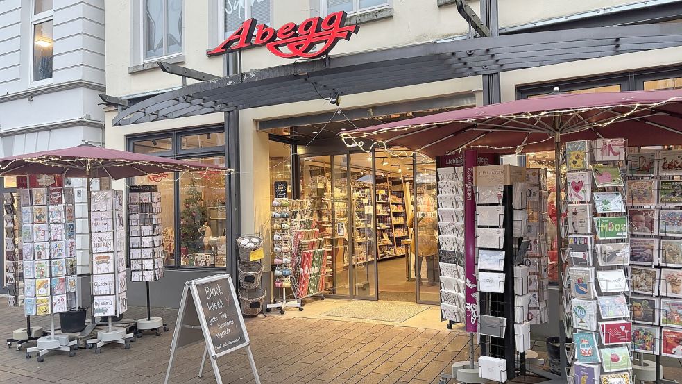 Das Schaufenster von Abegg in der Osterstraße. Foto: Eva van Loh
