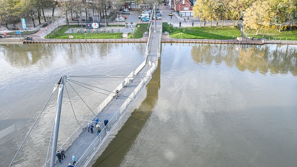 Von oben kann man einen guten Blick auf das Treiben unten werfen. Foto: Klaus Ortgies