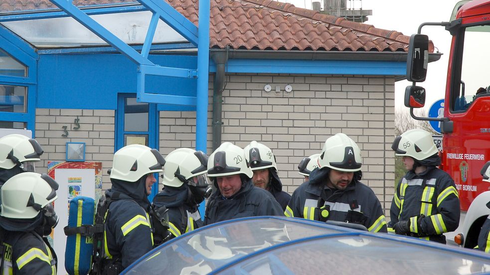 Die Borkumer Feuerwehr braucht bei ihren Einsätzen ein neues Einsatzleitfahrzeug. Foto: Florian Ferber/Archiv