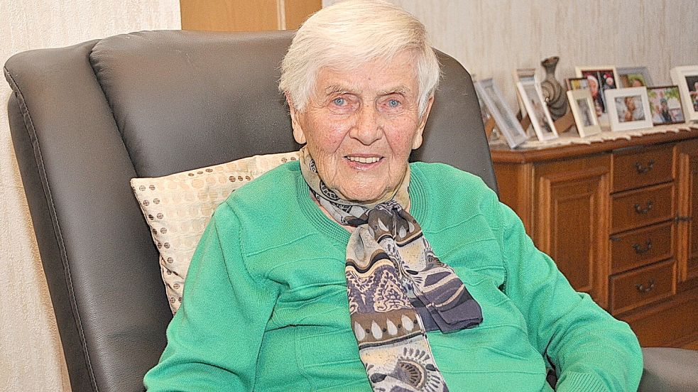 Gertrud Siemens feiert ihren 100. Geburtstag. Foto: Bodo Wolters