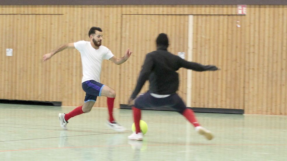 In der Halle in der Floorenstraße, wird vorerst kein Fußball mehr gespielt. Foto: Jonas Bothe/Archiv