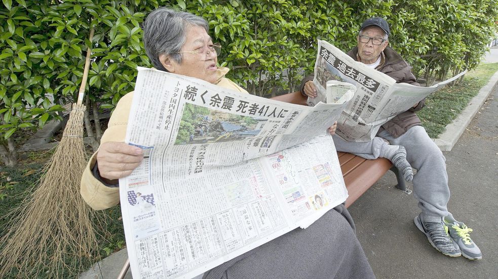 Der Ruhestand hat in Japan nicht immer etwas mit Ruhe zu tun: Jeder zweite Rentner arbeitet bis 70 weiter, jeder vierte sogar darüber hinaus. Foto: dpa/Everett Kennedy Brown