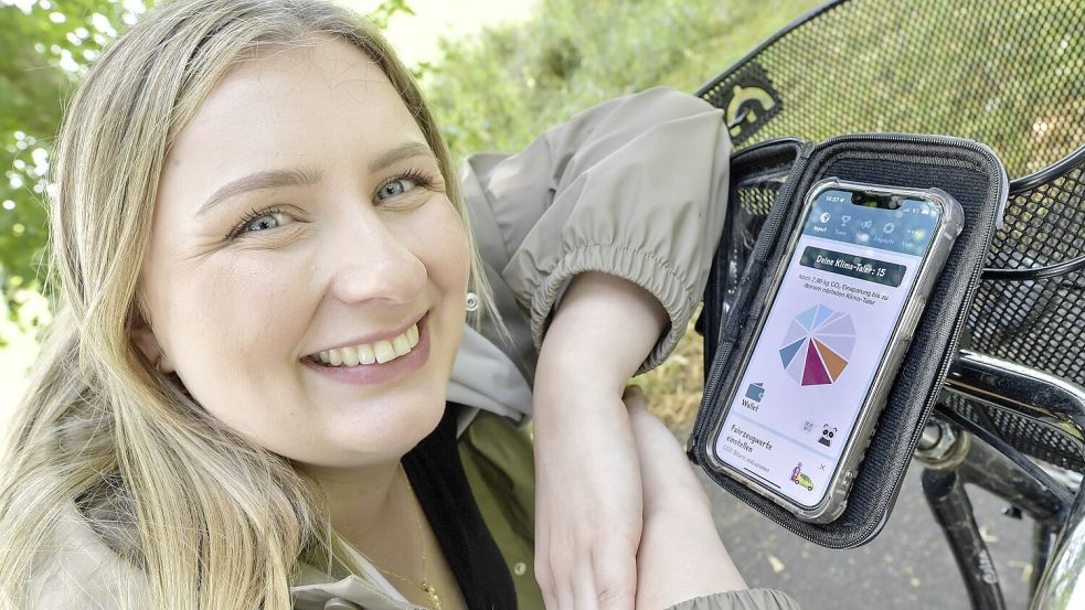 Mit dem Klima-Taler sollen Einkäufe zum Beispiel durchs Radfahren, Laufen und Bahnfahren günstiger werden. Foto: Klaus Ortgies/Archiv
