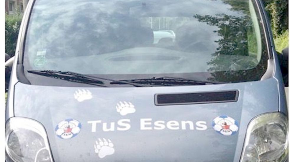 Dieser Bus des TuS Esens wurde Mitte November gestohlen. Foto: TuS Esens