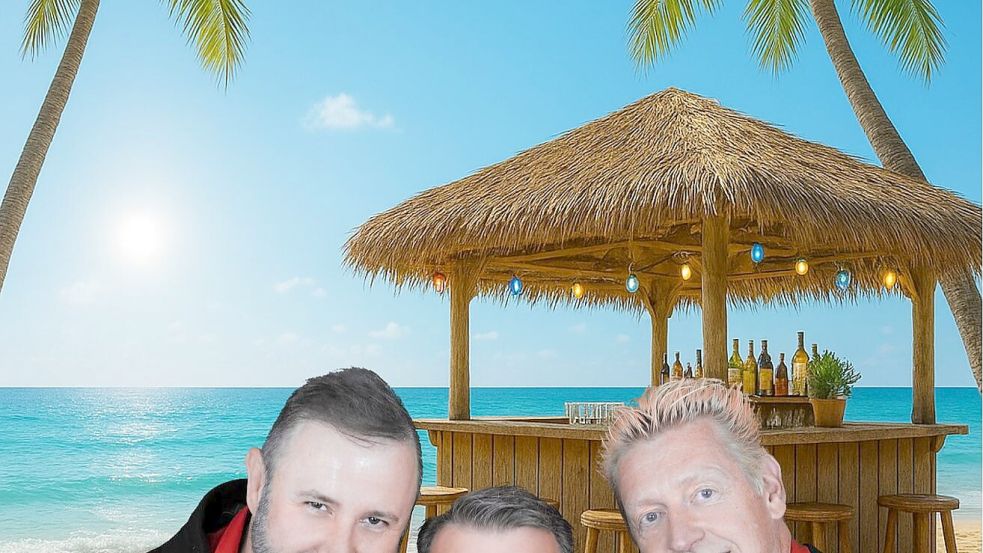 Im Jahr 2023 haben sich die Urlaubs-Ärzte zusammengefunden: (von links) Colt Cattivo, Magic Paul und Graf Urlaub. Foto: Urlaubs-Ärzte
