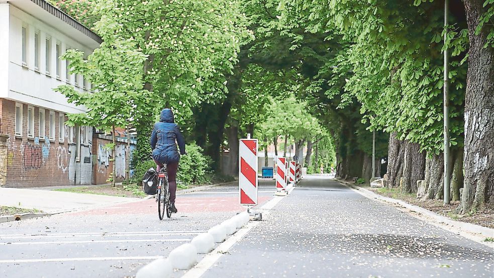 Der Radschnellweg von Osnabrück nach Belm ist bereits vorbildlich. Jetzt plant der Landkreis Osnabrück zehn neue Hauptrouten als Rückgrat des Radverkehrs im Osnabrücker Land. Foto: Michael Gründel