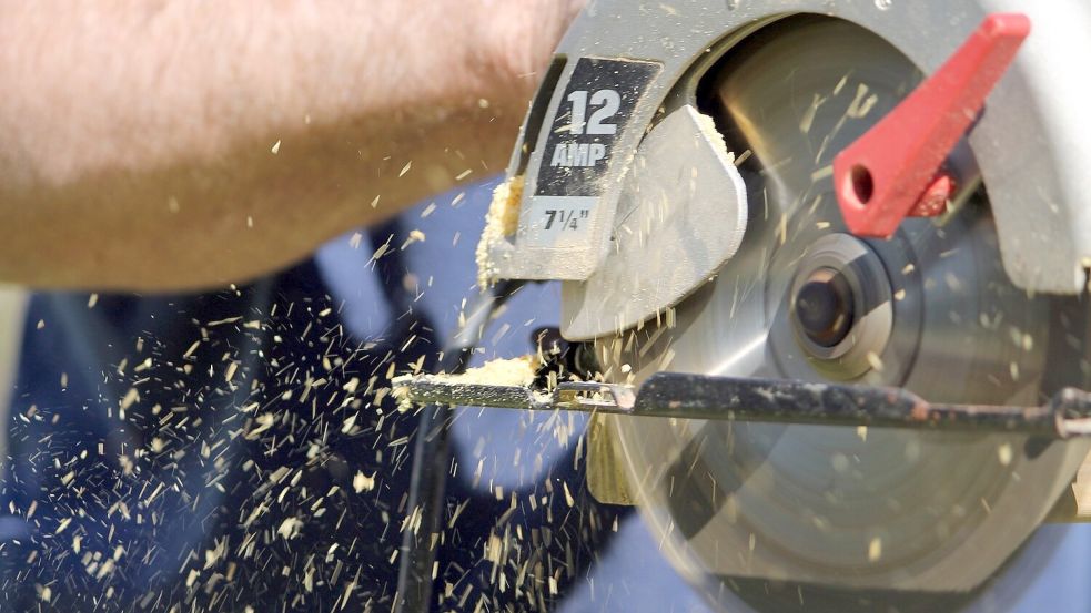 Kaum zu überhören: eine Kreissäge. Symbolfoto: Pixabay