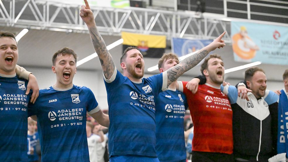 Vergangenes Jahr gewann völlig überraschend BW Borssum II den Titel. Foto: Jens Doden/ Blomberg