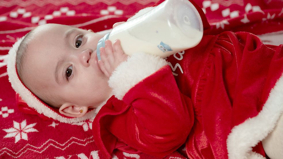 Die Kinder – hier Anais Rebeca – entwickeln sich trotz ihrer Frühgeburt altersentsprechend. Foto: Klaus Ortgies